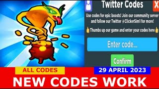 NEW CODES SPRING EGG Clicker Simulator ROBLOX  ALL CODES  29 APRIL 2023 [upl. by Asena]