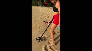 Uncovering🏖️Hidden Beach Treasures🌊Incredible Finds with Top Metal Detectors🥰 live shorts [upl. by Yam]