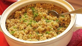 GARLIC QUINOA instead of garlic rice [upl. by Janaya631]