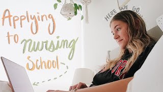 Apply to Nursing School w me  my tips amp tricks to get motivated [upl. by Kylen190]