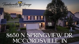 8650 N Springview Dr McCordsville IN 46055 [upl. by Enrobyalc65]