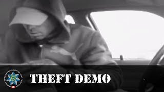 Theft From Cars Demonstration  baitcarcom [upl. by Paula]