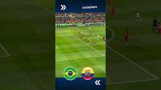 Rodrygo Scores BIG in Brazil vs Ecuador 10 World Cup Qualifiers 2026 [upl. by Pulling]