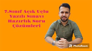 7sınıf 2Dönem Birinci Yazılı Sınavına Hazırlık Soruları [upl. by Arikahs]