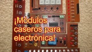 Módulos caseros para aprender electrónica [upl. by Ellard]