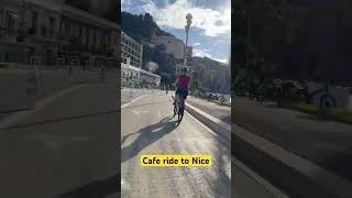 Cafe ride to Nice 😀cycling cyclist triathlete antibestriathlon [upl. by Eural]