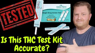 Review of EasyHome THC Single Panel Drug Test Kit [upl. by Aylad747]