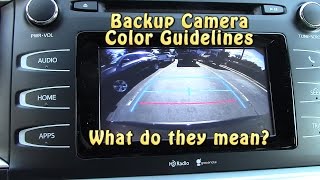 How to Read Backup Camera Color Guidelines [upl. by Bernt]