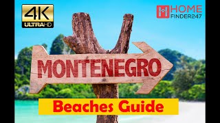 4K The Best and Top Beaches in Montenegro 2021 The Top Amazing beaches Budva and other beaches [upl. by Risa]