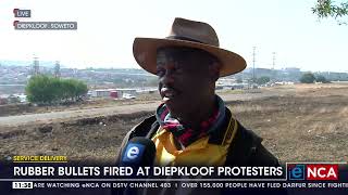 Diepkloof hostel residents protest take to the streets [upl. by Ayala]