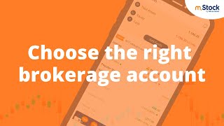 How to choose the best brokerage account on mStock  Zero Brokerage  How to Open a Right Demat Ac [upl. by Eeima]