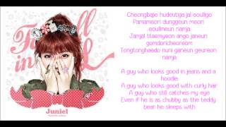 ROM  ENG Juniel  Pretty Boy Lyrics [upl. by Berwick171]