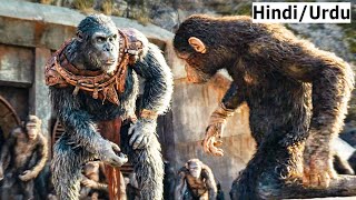 Kingdom of the Planet of the Apes 2024 Film Explained in HindiUrdu Story Summarized हिन्दी [upl. by Rann]