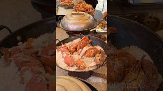 Unique Salt Baked Crab shortsvideo [upl. by Etnuhs]