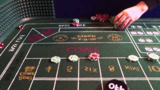 Craps Practice Session MASSIVE ROLL [upl. by Ydnyl]