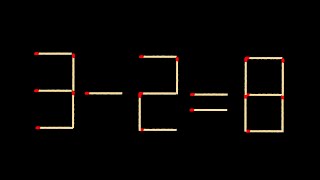 Turn The Wrong Equation Into Correct  Matchstick Puzzle  Matchstick Puzzles With Answers [upl. by Yolande]