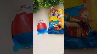 Kings egg ampFun school chocolate 🍫🍫shortvideo kinderchocolate youtubeshorts [upl. by Hamehseer]