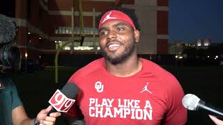 Damonic Williams Interview  October 2 2024  OU Football PostPractice Interviews [upl. by Drofkcor]