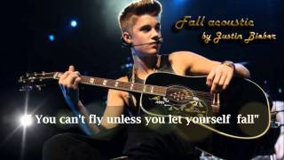 Fall  Justin Bieber Karaoke HD [upl. by Eisset]