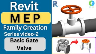 Revit Tutorials  Mastering Revit MEP Family Creation  Applying Materials and Connections to Valves [upl. by Airdnahc]