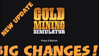 💰 Gold mining Simulator 💰 first look new dlc coming soon [upl. by Larochelle]