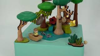 Rainforest City Wooden Music Box [upl. by Utimer]