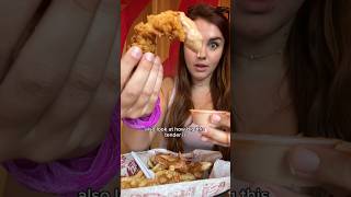 Everything I ate my first time at raising cane’s foodie fastfood eating friedchicken shorts [upl. by Okiron756]