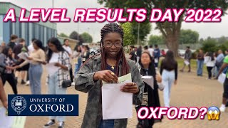 DID I GET INTO OXFORD A Level Results Day Reaction [upl. by Holtz]