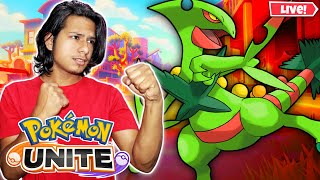 WE WANT SCEPTILE  POKEMON UNITE LIVE GAMEPLAY [upl. by Elocel]