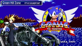 Green Hill Zone  Sonic Final Fantasy 7 MIDI soundfont [upl. by Eiramassenav724]