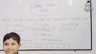 Class1 Discovering Ordinal NumbersThrough a Fun Fruit Puzzle 🧩 mathlearning fun education [upl. by Daryle]