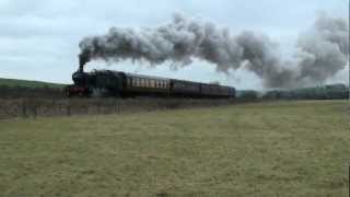 Steam to Cauldon Lowe February 2012 [upl. by Leonerd]