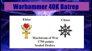 Eldar Vs Chaos Magnus and Mortarion Warhammer 40k Batrep 1750 points [upl. by Bowers]