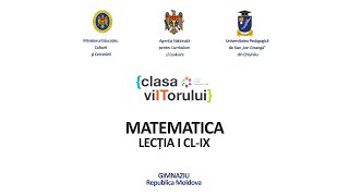 Matematica Clasa 9 Lecția 1 [upl. by Dubenko891]