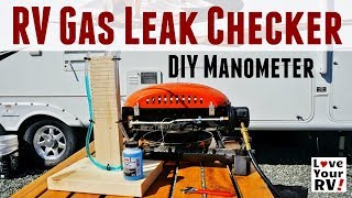 Simple DIY Manometer RV LP Gas Leak Checker [upl. by Wernsman]