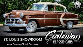 1953 Chevrolet Bel Air Sedan Gateway Classic Cars St Louis 8822 [upl. by Gneh]