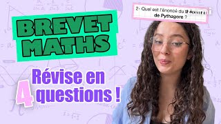 Brevet maths  fais le quiz [upl. by Leach38]