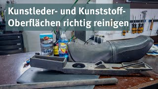 Kunststoffe und Kunstleder richtig reinigen und pflegen [upl. by Kwok60]