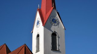 Dornbirn Vorarlberg Geläute der Stadtpfarrkirche Mariä Heimsuchung [upl. by Haet213]