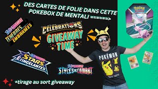 ouverture pokébox Mentali 2022 une dinguerie  résultat du giveaway [upl. by Giuditta]