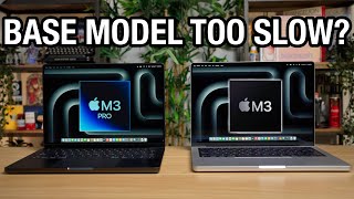 M3 MacBook Pro VS M3 PRO [upl. by Sonitnatsnoc]