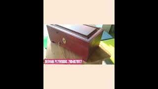 cash box mango wood woodbox jewellrybox [upl. by Ymas]