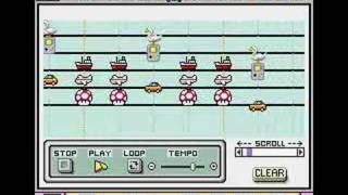 Final Fantasy VI Battle Theme On Mario Paint [upl. by Oicul]