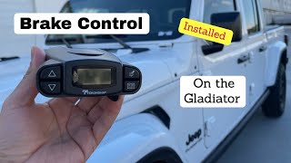 Tekonsha P3 Brake Control install on the Gladiator [upl. by Nosreme]