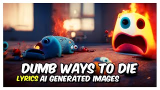 DUMB WAYS TO DIE  LYRICS But with AI generated images [upl. by Janeta226]