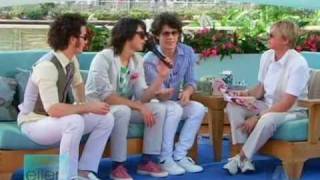 Jonas Brothers on Ellen High Qualityfull  Part 1 [upl. by Akem]