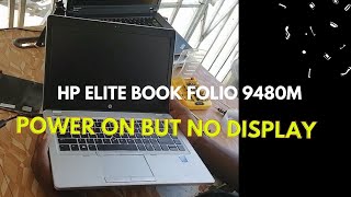 Hp EliteBook Folio 9480m no display [upl. by Eladal]