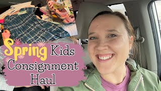 Huge Spring Kids Consignment Haul [upl. by Tan]