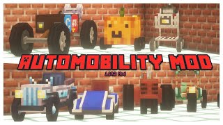 CUSTOMIZABLE CARS in MINECRAFT 1192 Automobility 1192 [upl. by Scriven671]