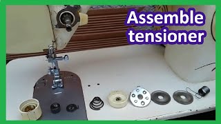 How to ADJUST the TENSIONER of a SINGER sewing machine [upl. by Arelc314]